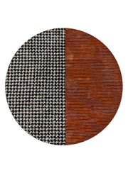 Hounds Tooth Hand-Tufted Rug