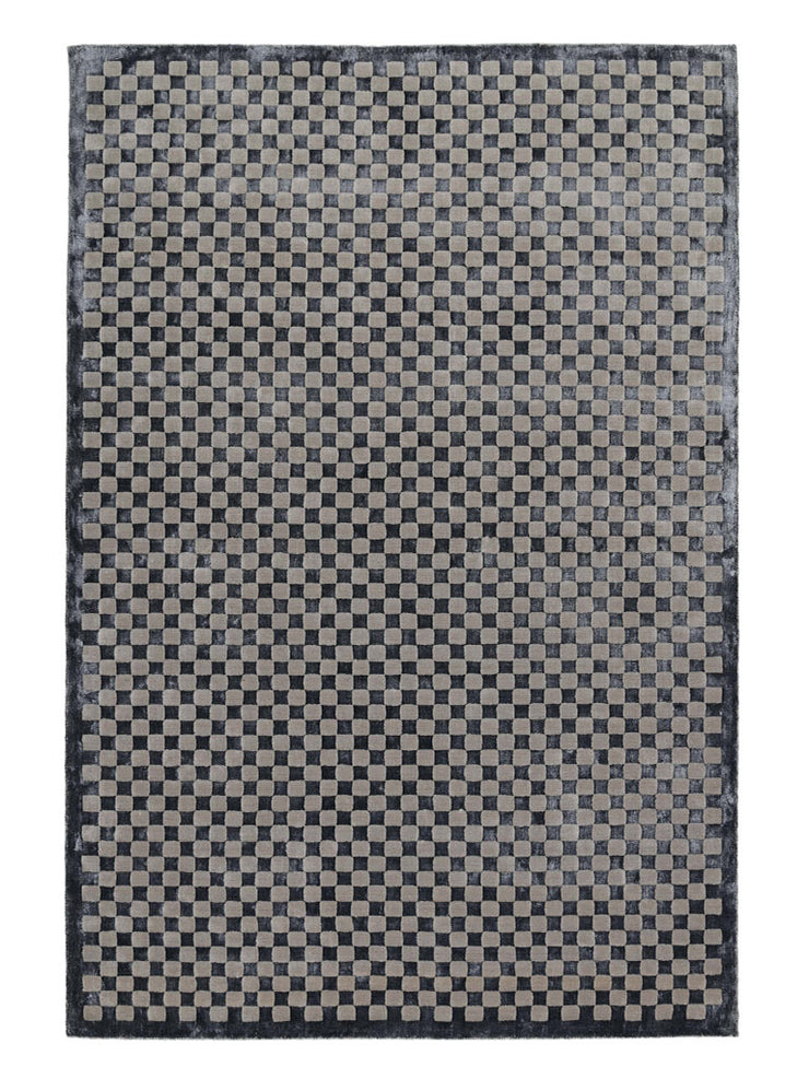 Checkmate Mocha Hand-Woven Rug