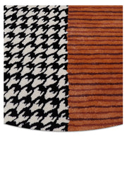 Hounds Tooth Hand-Tufted Rug