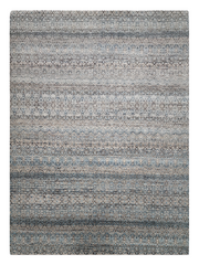 Ikkat Grass Hand-knotted Rug