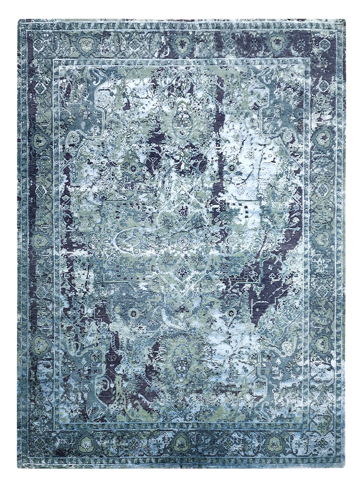 Azure Hand-knotted Rug