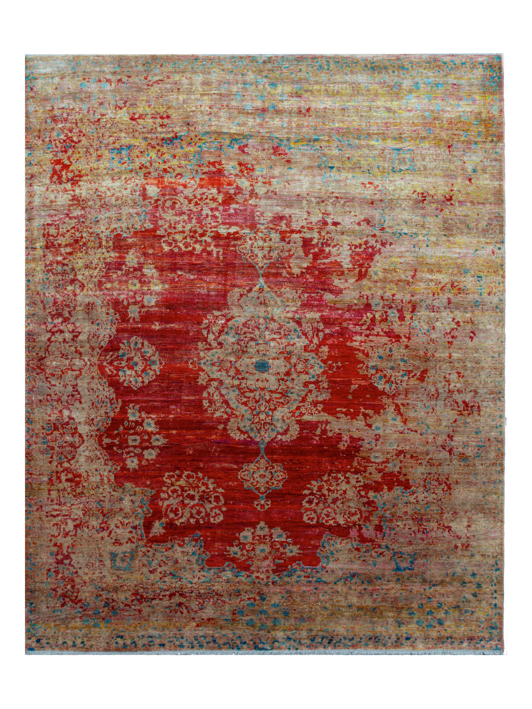 Kathri Rug Kashgar Hand-knotted Rug – Kaati Carpets